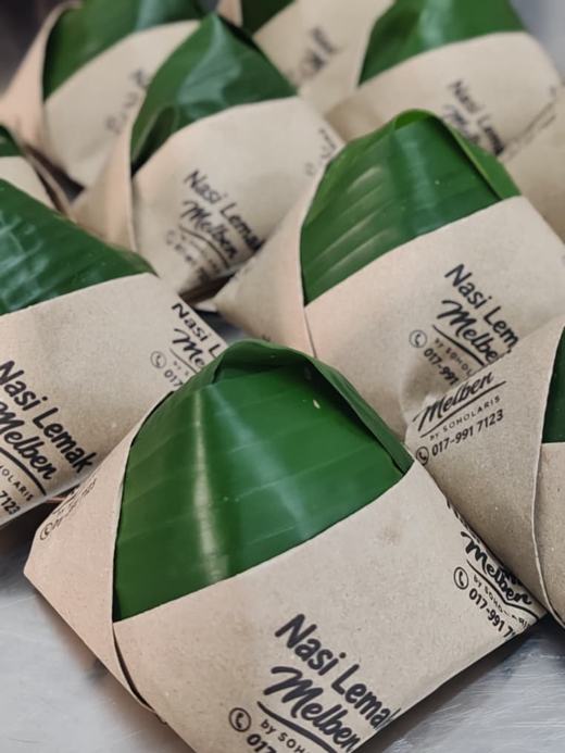 Bungkusan Nasi Lemak Melben